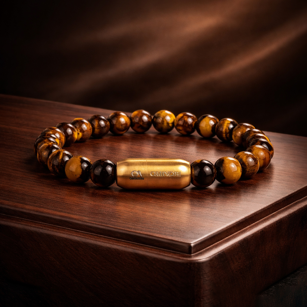 Courageous Tiger Eye Natural Stone Bracelet 